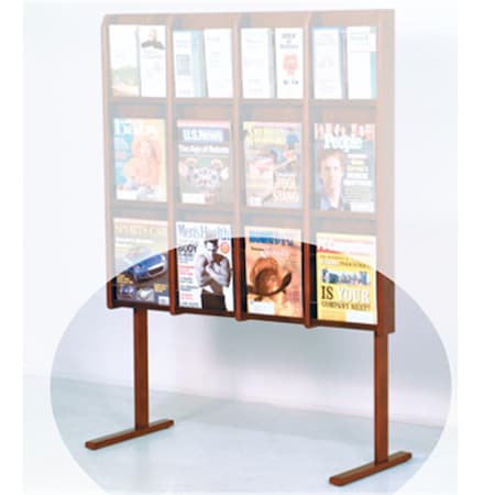 Wooden Mallet Divulge Optional Solid Oak Floor Stand in Mahogany WO599398